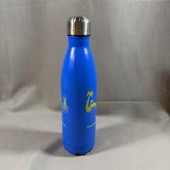 Diego Garcia Stainless Steel Water Bottle 17 oz Hello DG, Goodbye Ocean Plastic