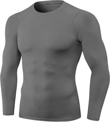 Men&rsquo;s Long Sleeve Compression Shirts UPF 50+ UV Sun Protection Athletic Shirts