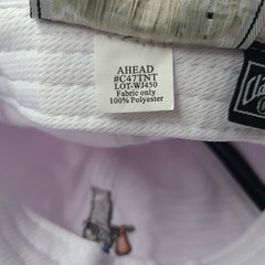 Ahead Hat Adjustable Off White Purple The Low Bidder Golf UPF 50 Outdoors Men
