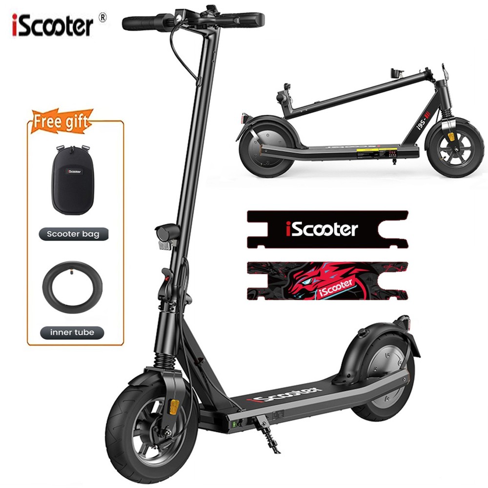 iScooter 10&Prime; 500W E-Scooter for Adults Foldable Scooter Double Shock Absorption