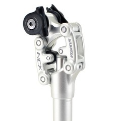 SR SUNTOUR SP12 NCX Suspension Seat Post w/ Protective Cover 27.2X350mm , Silver