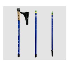 2x Trekking Poles Hiking Sticks Adjustable Alpenstock Poles for Nordic Walking