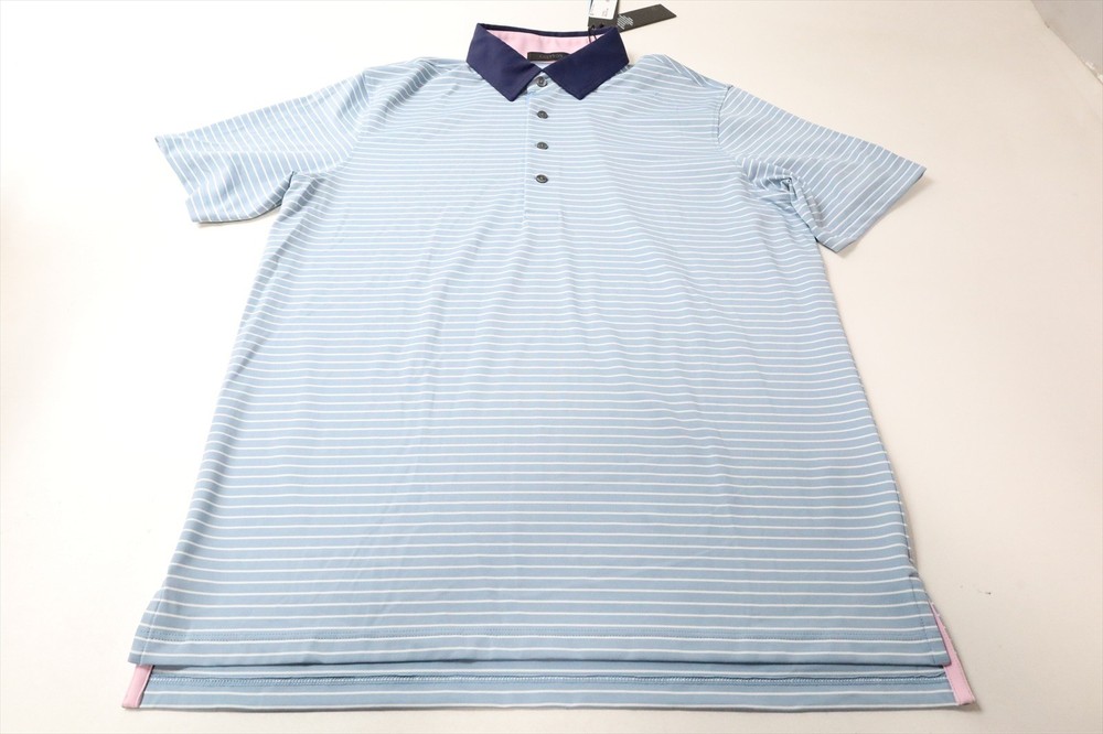Greyson Golf Bixby Polo Mens Size Medium Bonneville/Arctic New INV13107021