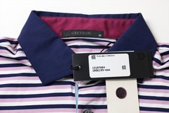 Greyson Golf Teton Polo Mens Size Medium Wisteria Regular New INV13107004