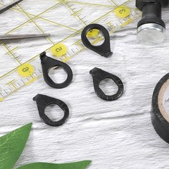 Bicycle Hub Nut Kit 3/8&Prime; Flange Axle Nuts + Safety Washers Black 8pc