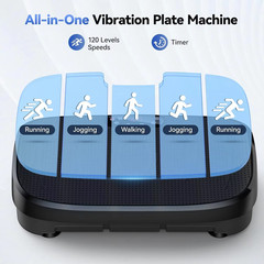 Vibration Plate Exercise Machine Power Vibrating Plate For Lymphatic Drainage