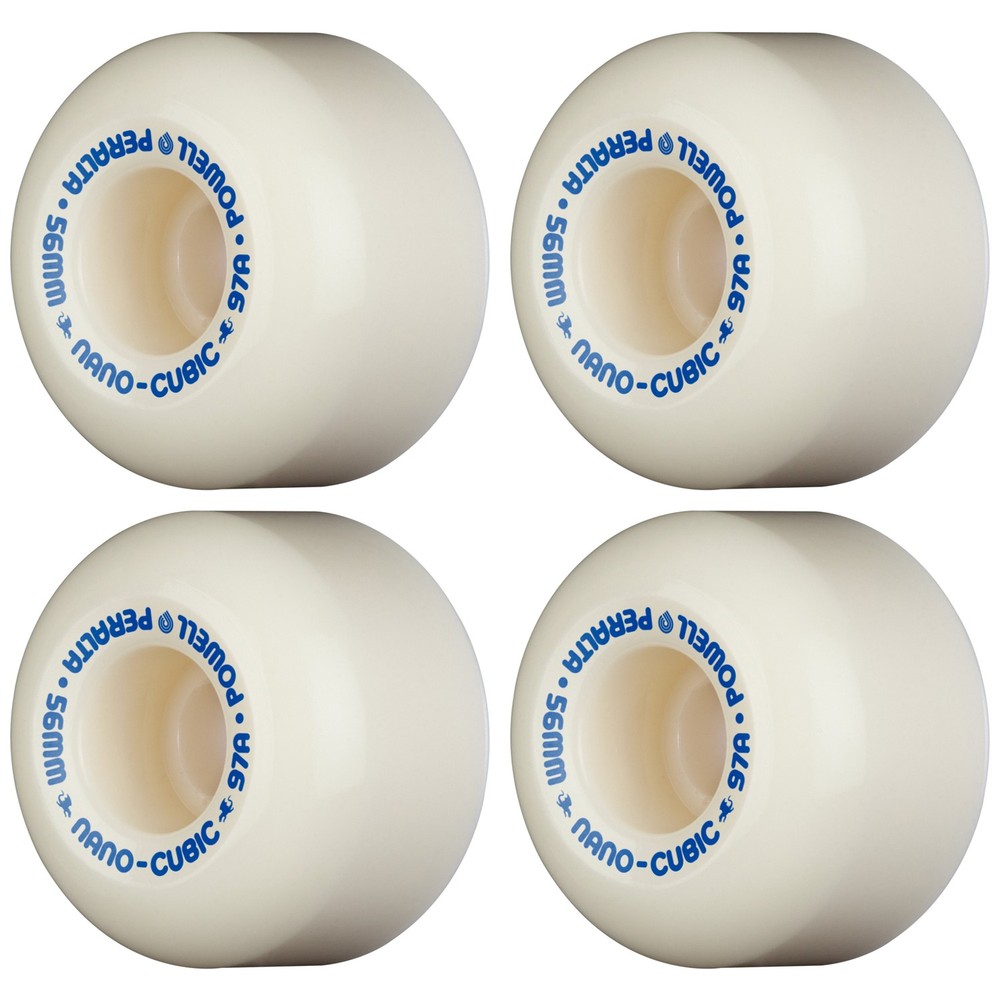 Powell Peralta Skateboard Wheels 56mm x 37mm Dragon Formula 97A Nano Cubic Whit