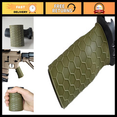 Universal Tactical Rubber Rifle Grip Sleeve – Ergonomic Non-Slip Hex Grip Handle