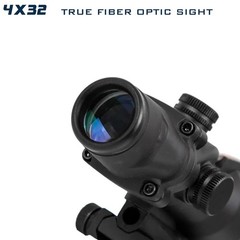 5X35 4X32 ACOG True Fiber Optic Red Green Cross Chevron Dot Tactical Sight Scope