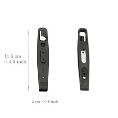 3 x BIKEHAND Bike Plastic Metal Boosted Tool Tire Levers – Remove Tire at Ease