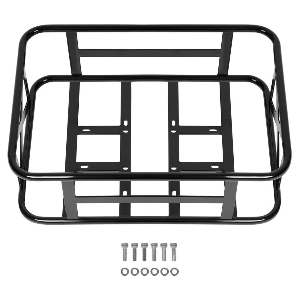 Electric Bike Rear Basket Rear Mount Bicycle Storage Basket for Most Bikes