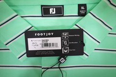FootJoy Golf Team Stripe Polo Mens Size XL Seafoam Regular New INV13669216