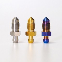 Titanium Bolts M6 M8 M10 Motorcycle Single Hole Brake Caliper Bleed Nipple
