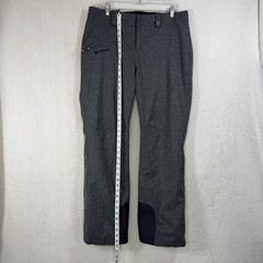 Obermeyer Ski Pants Women Size 12 Grey Thermore Insulated Snowboard Trousers