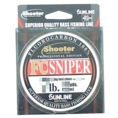 Sunline Fluorocarbon Line Shooter Sniper 328.1 Ft 100 M 6 Lbs Natural Clear