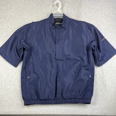 FootJoy DryJoys Mens Large Navy Black Short Sleeve Golf Rain Jacket Pullover