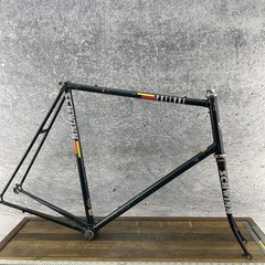 Vintage Schwinn Prelude Road Bike Frame 64cm Columbus Steel Tall USA Black 126