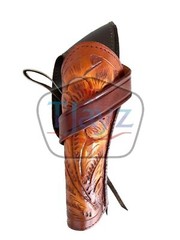 USA SELLER Western cowboy Gun Leather Cross Draw gun Holster Fits to 4&Prime;-6&Prime; Barre