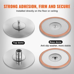 VEVOR Professional Spinning Static Dancing Pole Portable Removable Fitness Kit