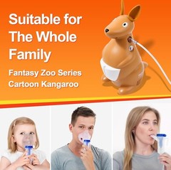 Kids inhaler for Home Use, Kangaroo-Shaped (Fantasy Zoo Series: JoJo)