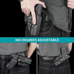 Level II/2 OWB Paddle Holster with Index Finger Release Glock 19/19X/23/32/44/45