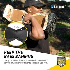 Swagtron T6 Off Road 10&Prime; Hoverboard Bluetooth 12 Mph 600W 420 lb Weight Limit UL