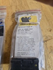 (1) weaver scope mount bases #47-89 (sold individually)