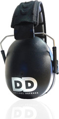 DECIBEL DEFENSE Professional Safety Ear Muffs 37Db NRR – the HIGHEST Rated & MOS