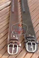USA SELLER 44/45 Cal Holster Gun Belt Drop Loop 100% LEATHER Western RIG SASS
