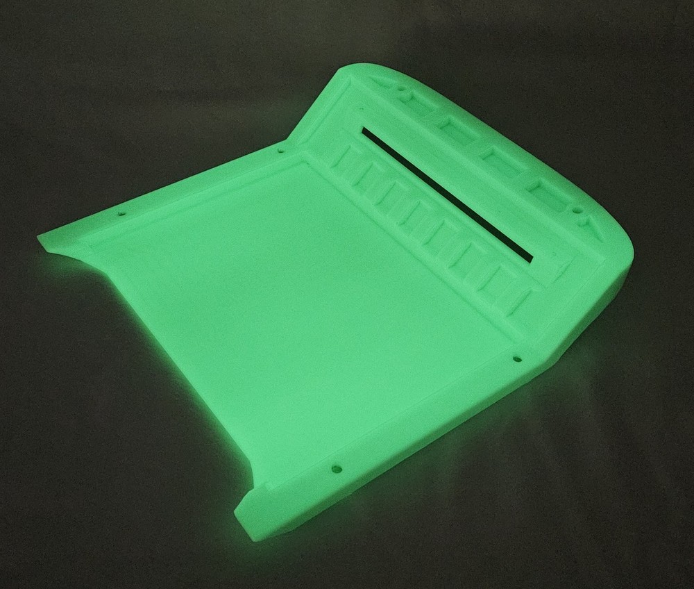 Onewheel+ XR 3D Printed Rear Torque BANG Bumper in Glow In The Dark