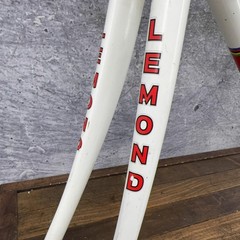 Vintage LeMond Zurich Road Bike Frame 59cm Reynolds 853 USA White 700c 126 mm