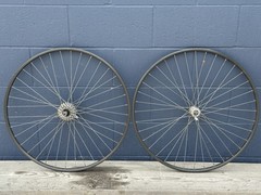 Matrix 700c Wheelset Sansin Hubs 6 Speed Freewheel 100/126 QR Rim Brake Clincher
