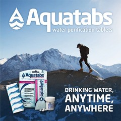 Aquatabs 397mg Water Purification Tablets- 100 Pack