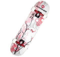 Punisher Skateboards Cherry Blossom 31&Prime; Complete Skateboard