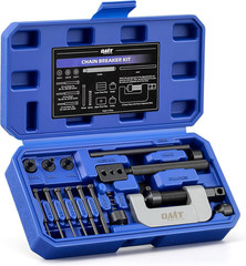 Motorcycle Chain Rivet Tool, 20Pc Motorcycle Chain Tool Kit with Powder Coated C