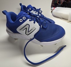 New Balance Fresh Foam X 3000 Baseball Metal Cleats Blue Mens Sz 7.5