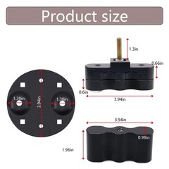 2 Pack Lock Mount for RotopaX Gas Water FuelPax Same Key Replacement