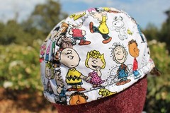 CYCLING CAP CHARLIE BROWN PEANUTS HANDMADE IN USA, NO FROM CHINA S M L