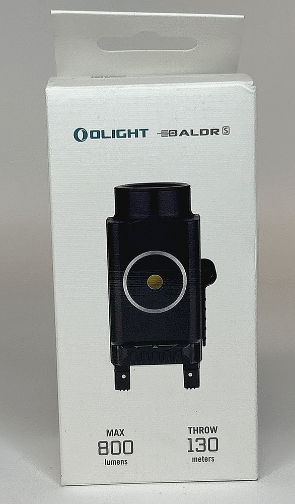 Olight Baldr S Rechargeable 800 Lumen Rail Mounted Weapon Light w/Green Laser