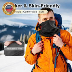 Neck Gaiter Ski Mask, Balaclava Face Mask Men, Adjustable Reusable Windproof Fac