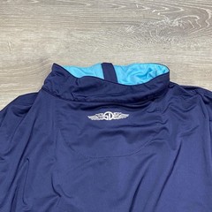 Straight Down Pullover Mens XL Navy Blue Quarter Zip Golf Performance Stretch