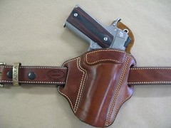 Azula Leather OWB 2 Slot Pancake Belt Holster CCW For…Choose Gun & Color – B