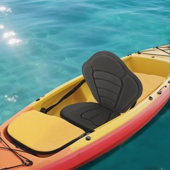 Marine Adjustable Padded Deluxe KayakSeat Thicken Seat Cushion With Backrest