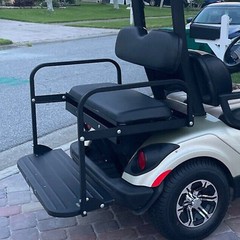 Golf Cart Flip Folding Rear Back Seat Kit For Yamaha Drive G29 2007-2016