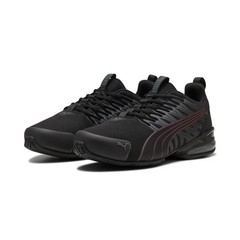 Puma Voltaic Evo 37960126 Mens Black Mesh Lace Up Athletic Running Shoes
