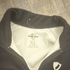 Danny Shane Men&rsquo;s XL Black/White Colorblock Full Zip Cycling Jersey Pockets