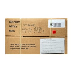 MRE U.S. Military Ready to Eat Meals INSP 2025 or Better – options 1,2,48 pack