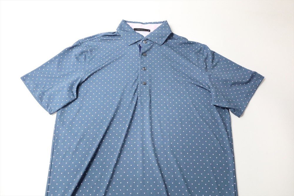 Greyson Golf Icon Polo Mens Size Medium Vintage Indigo New INV13206653