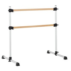 Uimoso 4Ft Freestanding Adjustable Ballet Barre for Dance and Fitness Training