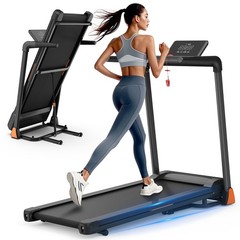 3.5 Folding Treadmill Large 105x42cm Running Platform Indoor Fitness Workout